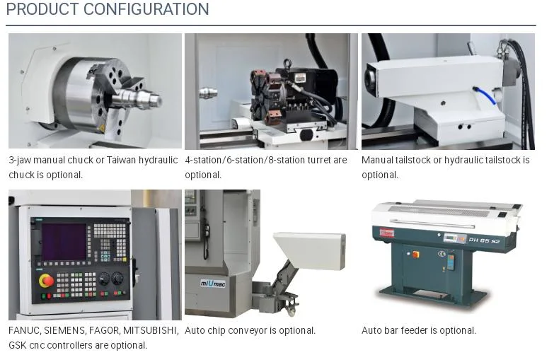 Flat Bed CNC Lathe Machine Ck6166/3000